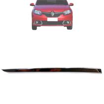 Friso Grade Superior Frontal Logan Sandero 2014 Até 2019 Cromado Friso Grade Superior Frontal Logan Sandero 2014 Até 2019 Cromado