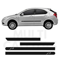 Friso Lateral Borrachão Jac J3 Hatch 2011 A 2015 Com Nome