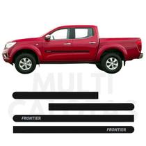 Friso Lateral Borrachão Nissan Frontier 2017 A 2022 Com Nome