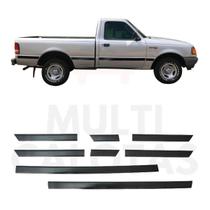 Friso Lateral Borrachão Ranger Até 1999 Cabine Simples 8 Pçs