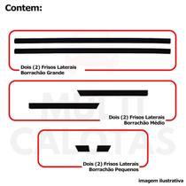 Friso Lateral Borrachão Saveiro Cl 1987 1988 1989 1990 1991