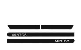 Friso Lateral Borrachão Sentra 2014 A 2020 Com Nome