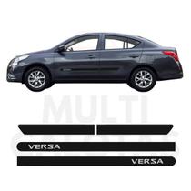 Friso Lateral Borrachão Versa 2016 A 2020 Com Nome