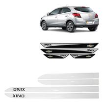 Friso Lateral Branco Onix + Soleira Resinada 4 Peças