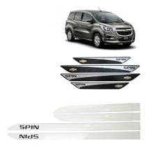Friso Lateral Branco Spin + Soleira Resinada 4 Peças