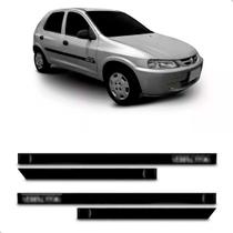 Friso Lateral Celta 2000 A 2005 4p - Kit 4 Peças Personaliza Friso Lateral Celta 2000 A 2005 4p - Kit 4 Peças Personaliza