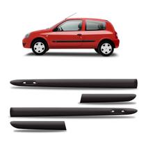 Friso Lateral Clio 2000 A 2011 2p - Kit 4 Peças Friso Lateral Clio 2000 A 2011 2p - Kit 4 Peças