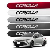 Friso Lateral Corolla 2008 a 2025 Branco Perolizado Redondo