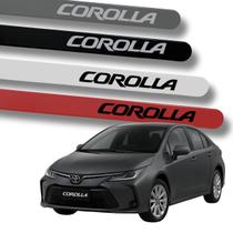 Friso Lateral Corolla Ponta Redonda Protetor de Porta Cores