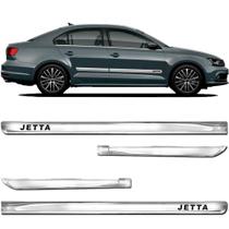 Friso Lateral Cromado Personalizado Jetta 2011 a 2022 Kit 4pcs