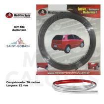 Friso Lateral Cromado Universal Flexivel 7Mm 10Metros Pa1010 Friso Lateral Cromado Universal Flexivel 7Mm 10Metros Pa1010