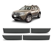 Friso Lateral Duster 2012 A 2018 - Preto - Kit 4 Peças Friso Lateral Duster 2012 A 2018 - Preto - Kit 4 Peças