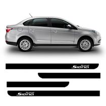 Friso Lateral Fiat Grand Siena (todos) 4 Portas preto fosco Friso Lateral Fiat Grand Siena (todos) 4 Portas preto fosco