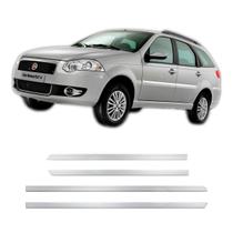 Friso Lateral Fiat Palio e Siena (todos) 4 Portas Cromado
