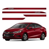 Friso Lateral Flash Cruze - Vermelho Glory 04 Peças
