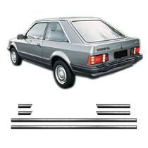 Friso Lateral Ford Escort GL 1989 a 1992 2 Portas 1411a