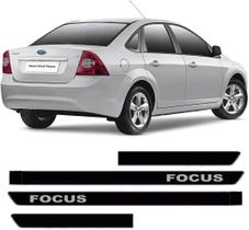 Friso Lateral Ford Focus 2010 a 2011 Borrachão com Nome
