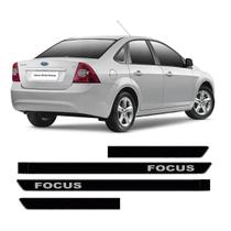 Friso Lateral Ford Focus Sedan Hatch 2009 A 2013 Com Nome - Top Mix
