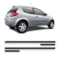 Friso lateral ford ka 2009 á 2011 2p - kit 4 peças modelo original