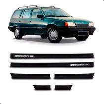 Friso Lateral Ipanema Sl 1989 a 1998 4 Portas 6 Peças Preto