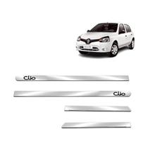 Friso Lateral Largo Cromado Renault Clio 2000 a 2019 Friso Lateral Largo Cromado Renault Clio 2000 a 2019