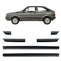 Friso Lateral Largo Gol Gl 1989 A 1995 Preto 6 Peças