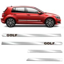 Friso Lateral Largo Golf 2007 a 2023 Kit Cromado Personalizado 4 Portas