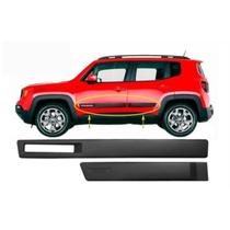 Friso Lateral Mopar Renegade 2015 16 17 18 19 20 21 Preto