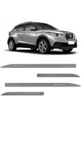 Friso lateral nissan kicks slim c/n silk preto classic