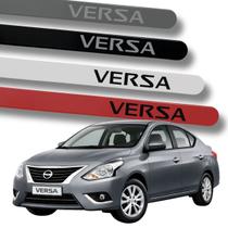 Friso Lateral Nissan Versa Ponta Redonda Protege Porta Cores