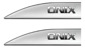 Friso Lateral Onix 2020 21 22 2023 Esc. Cromado Prata Switch Friso Lateral Onix 2020 21 22 2023 Esc. Cromado Prata Switch