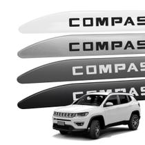 Friso Lateral para Compass 2017 a 2026 com Ponta Facao Nome em Adesivo 4 Portas Friso Lateral para Compass 2017 a 2026 com Ponta Facao Nome em Adesivo 4 Portas