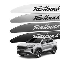 Friso Lateral para Fastback 2022 a 2026 com Ponta Facao Nome em Adesivo 4 Portas Friso Lateral para Fastback 2022 a 2026 com Ponta Facao Nome em Adesivo 4 Portas