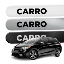 Friso Lateral para Fit 2013 a 2021 Proteção 4 Portas Ponta Redonda