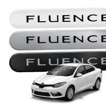 Friso Lateral para Fluence 2011 a 2018 Proteção 4 Portas Ponta Redonda