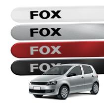 Friso Lateral para Fox 2003 a 2022 Proteção 4 Portas Ponta Redonda