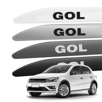Friso Lateral para Gol 2009 a 2023 com Ponta Facao Nome em Adesivo 4 Portas