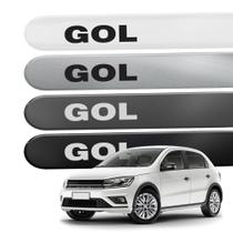Friso Lateral para Gol 2009 a 2023 Proteção 4 Portas Ponta Redonda Friso Lateral para Gol 2009 a 2023 Proteção 4 Portas Ponta Redonda