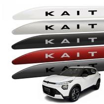 Friso Lateral para Kait 2025 2026 Proteção 4 Portas com Ponta Facão