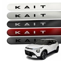 Friso Lateral para Kait 2025 2026 Proteção 4 Portas com Ponta Redonda Friso Lateral para Kait 2025 2026 Proteção 4 Portas com Ponta Redonda