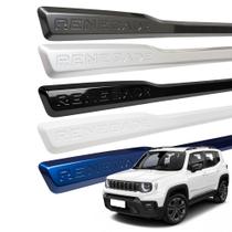 Friso Lateral para Renegade 2015 a 2026 com Grafia em Baixo Relevo Proteção para 4 Portas