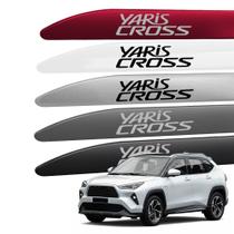 Friso Lateral para Yaris Cross 2026 Proteção 4 Portas com Ponta Facão