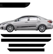 Friso Lateral Personalizado Corolla 4 Portas 2006 Até 2013 KIT AUTOCOLANTE Friso Lateral Personalizado Corolla 4 Portas 2006 Até 2013 KIT AUTOCOLANTE