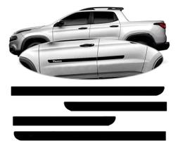 Friso Lateral Personalizado Fiat Toro Todos KIT AUTOCOLANTE