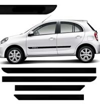 Friso Lateral Personalizado Nissan March Todos KIT AUTOCOLANTE