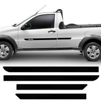 Friso Lateral Personalizado Strada 2 Portas KIT AUTOCOLANTE Friso Lateral Personalizado Strada 2 Portas KIT AUTOCOLANTE