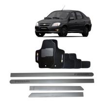 Friso Lateral Prata Prisma 2006 a 2012 + Tapete Bordado