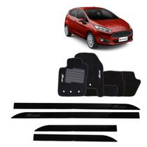 Friso Lateral Preto New Fiesta + Tapete Bordado