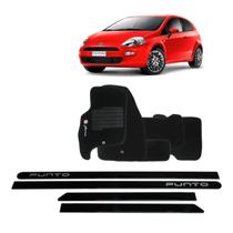 Friso Lateral Preto Punto 2007 a 2012 + Tapete Bordado
