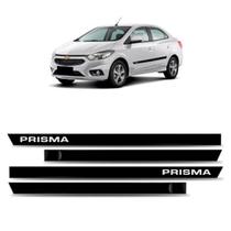 Friso Lateral Prisma 2006 A 2012 - Kit 4 Peças Personalizado